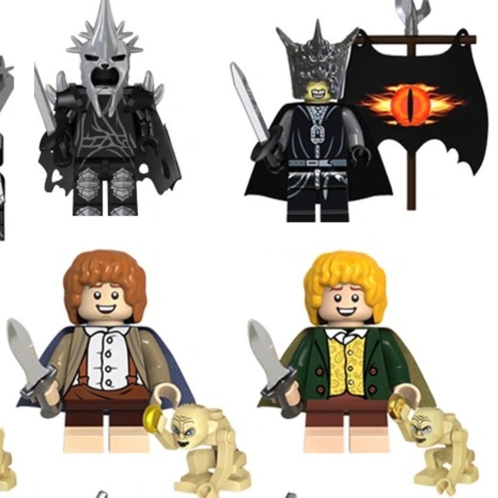 Custom Lord of the Rings Set of 8 minifigures